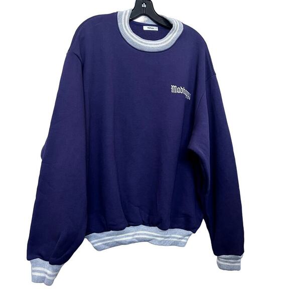 NEW Madhappy Alumni Purple Crewneck Sweatshirt - Picture 3 of 6